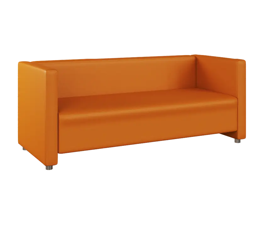 MIRA 3 pohovka, koženka cihlová